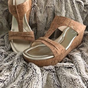 Donald Pliner wedge sandals